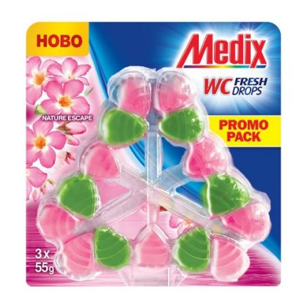 MEDIX WC Твърдо тоалетно блокче Nature Escape, 3 бр.