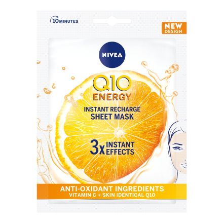 NIVEA Q10 Energy Лист маска, 1 pcs