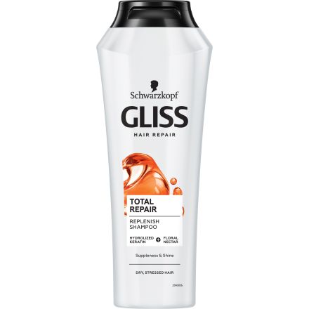 GLISS TOTAL REPAIR Шампоан за суха и стресирана коса, 250 мл.
