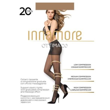 INNAMORE OTTIMA MIELE 20 DEN Чорапогащи стягащ ефект размер 4