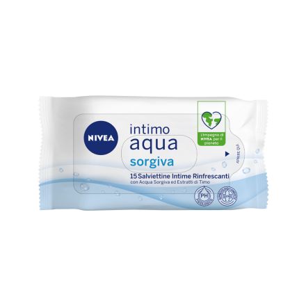 NIVEA Кърпички за интимна хигиена Spring Water, 15 бр.