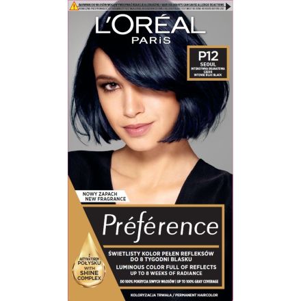 L'OREAL PARIS PREFERENCE Боя за коса P12 Blue black pearl