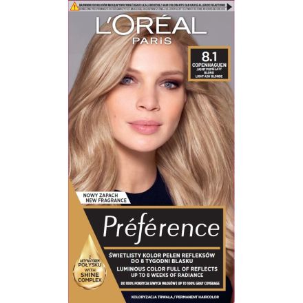 L'OREAL PARIS PREFERENCE RECITAL Боя за коса 8.1 COPENHAGUE