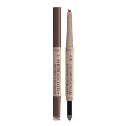 WIBO EYEBROW SYSTEM Молив за вежди 2в1 1, 5 г