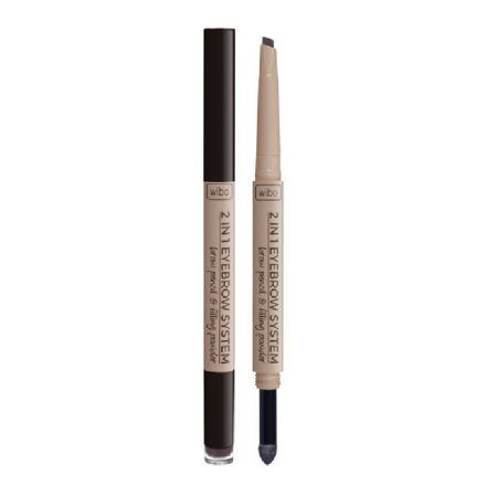WIBO EYEBROW SYSTEM Молив за вежди 2в1 2, 5 г
