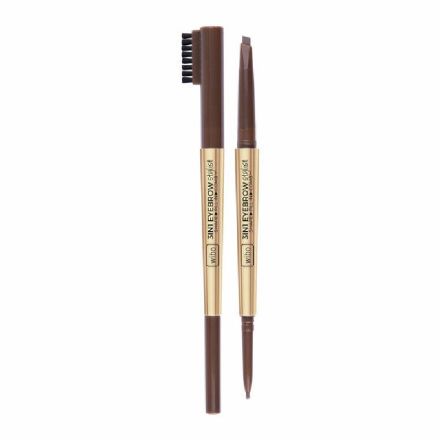 WIBO Молив за вежди 3в1 №1 Soft Brown, 1 бр.