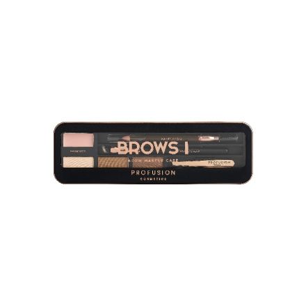 PROFUSION Палитра за вежди 7073-6A, 7 части