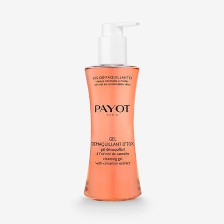PAYOT GEL DEMAQUILLANT D’TOX Почистващ гел за лице с екстракт от канела за нормална към комбинирана кожа 200 мл