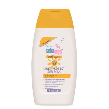 SEBAMED BABY  Слънцезащитно мляко за тяло SPF 50 200 мл 
