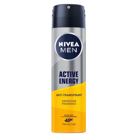 NIVEA MEN ACTIVE ENERGY Мъжки дeo спрей, 150 мл.
