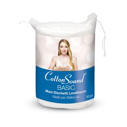 COTTON SOUND Диск за грим макси, 40 бр.