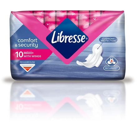 LIBRESSE MAXI NORMAL Дамски превръзки, 10 бр.