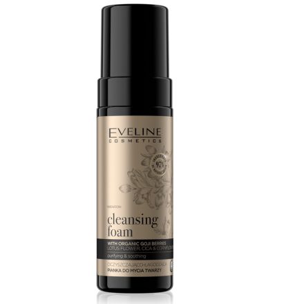 EVELINE ORGANIC GOLD Почистваща пяна за лице, 150 мл