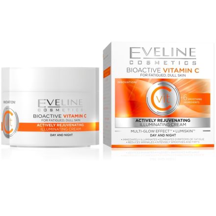 EVELINE NATURE LINE BIOACTIVE VITAMIN C Подмладяващ дн&нощ крем за лице, 50мл