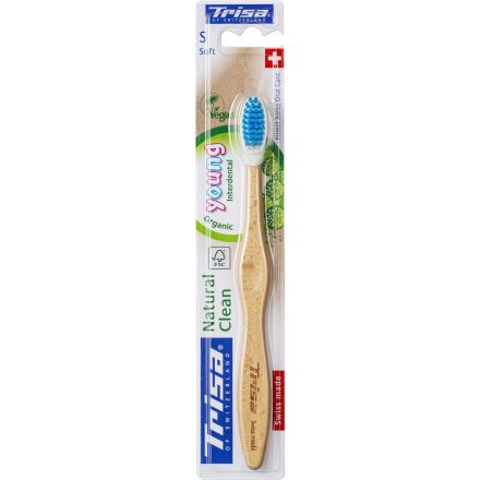 TRISA NATURAL CLEAN YOUNG SOFT Детска четка за зъби, 1бр.