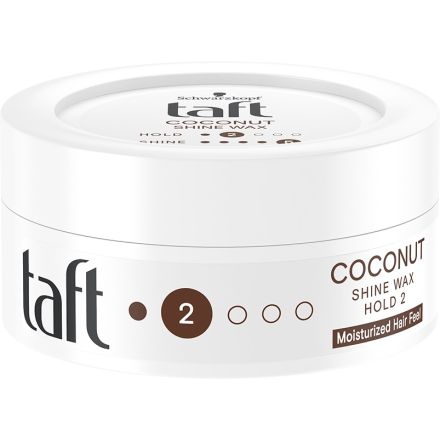 TAFT WAX COCONUT SHINE Вакса за коса за блясък с кокос, 75мл.