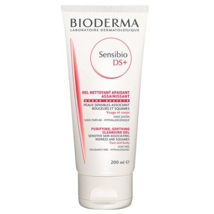 BIODERMA SENSIBIO DS+ Измиващ и успокояващ гел против зачервявания и сквами 200 мл. 