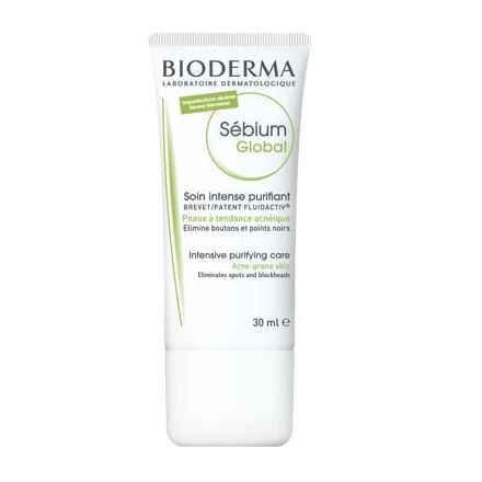 BIODERMA SEBIUM GLOBAL Крем за интензивна грижа за акнеична кожа 30 мл.
