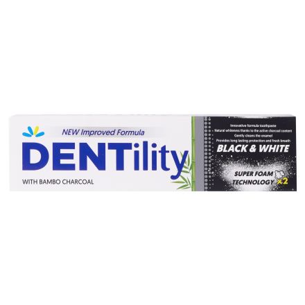DENTILITY BLACK&WHITE Паста за зъби, 100 мл