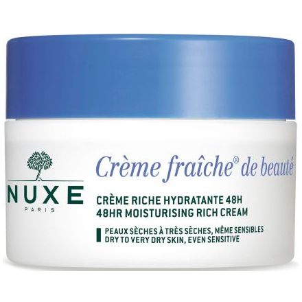 NUXE FRAICHE DE BEAUTE RICHE Хидратиращ 48 часа крем за лице за суха кожа 50 мл.