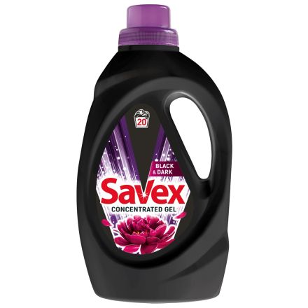 SAVEX BLACK&DARK Концентриран гел за пране, 20 изпирания, 1.1 л.