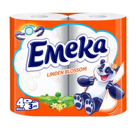 ЕМЕКА LINDEN BLOSSOM Ароматизирана тоалетна хартия 3 пласта, 4 бр.