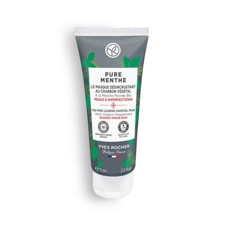 YVES ROCHER PURE MENTHE Маска с въглен, 75 мл