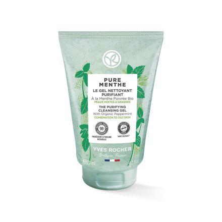 YVES ROCHER PURE MENTHE Почистващ гел 125мл