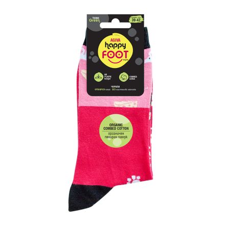 HAPPY FOOTTOPIA ЧОРАПИ DESIGN CAT 35-38  