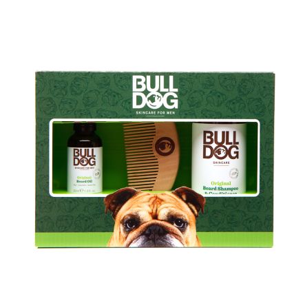 BULLDOG Комплект Шампоан,200 мл, Масло, 30 мл, Гребен, 1 бр.