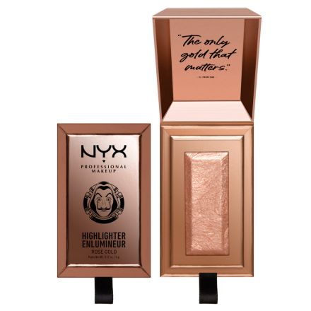 NYX PROFESSIONAL MAKE UP CASA DE PAPEL Хайлайтър Rose, 1 бр.