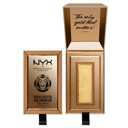 NYX PROFESSIONAL MAKE UP CASA DE PAPEL Хайлайтър Gold, 1 бр.