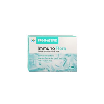 PRO-B-ACTIVE IMMUNO FLORA Пробиотик, 10 капсули