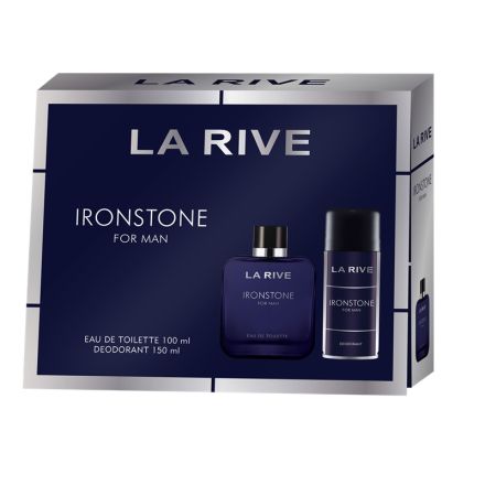 LA RIVE IRONSTONE Подаръчен комплект  Тоалетна вода, 100 мл + Део-спрей, 150 мл