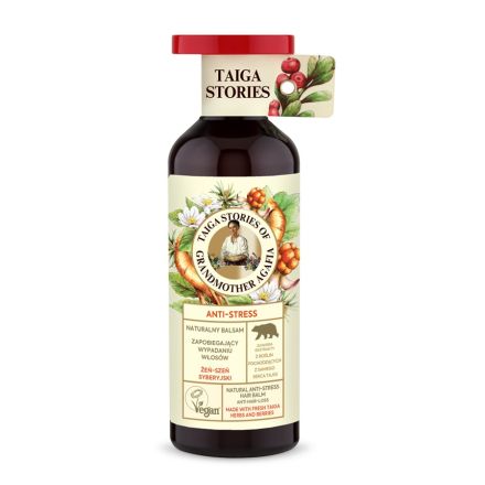 T.S.B.AGAFIA Натурален балсам за коса - Против косопад - Сибирски женшен, 500 мл