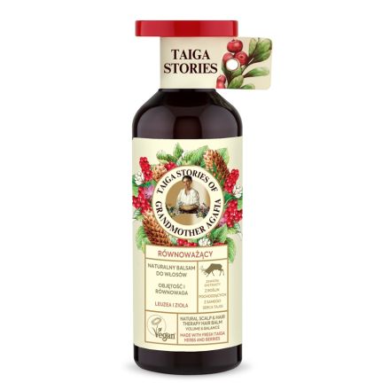 T.S.B.AGAFIA Натурален балсам за коса - Обем - Маралски корен, 500 мл