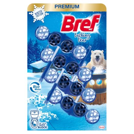 BREF Color Aktiv тоалетно блокче Bathing Bear 4x50гр 