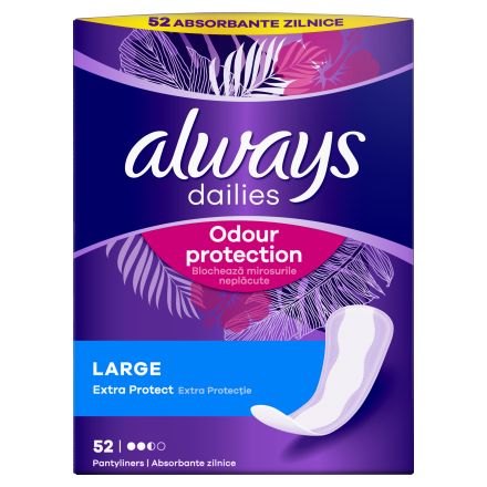 ALWAYS XL Ежедневни дамски превръзки, 52 бр.