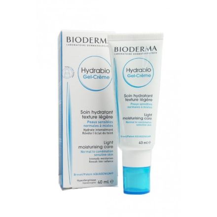 BIODERMA HYDRABIO Хидратиращ гел-крем с лека текстура за нормална до комбинирана чувствителна кожа 40 мл.