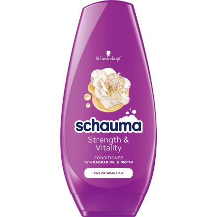 SCHAUMA STRENGHT&VITALITY Балсам за коса, 250мл.