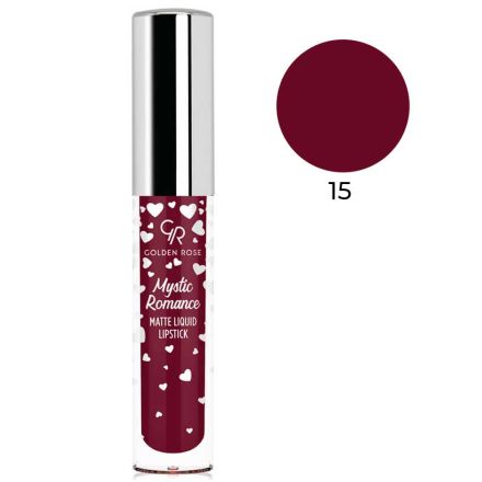 GOLDEN ROSE MYSTIC ROMANCE Червило течно матово 15, 4,5 мл