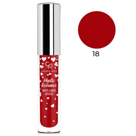 GOLDEN ROSE MYSTIC ROMANCE Червило течно матово 18, 4,5 мл