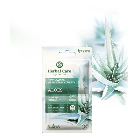 FARMONA HERBAL CARE FACE АЛОЕ маска за лице 2x5мл