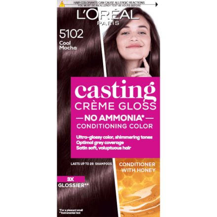 L'OREAL PARIS CASTING CREME GLOSS Боя за коса 5102 Cool mocha