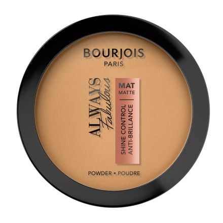 BOURJOIS ALWAYS FABULOUS Пудра матираща 215 Golden Vanilla, 10 г