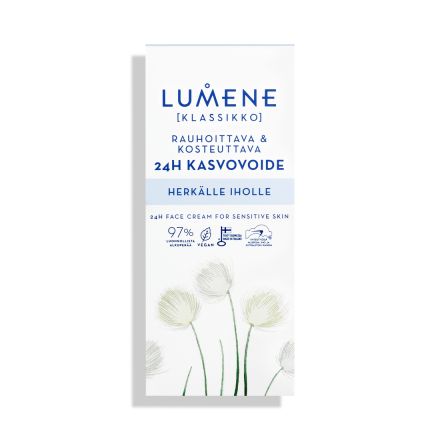 LUMENE KLASSIKKO 24H Хидратиращ крем за чувствителна кожа, 50 мл.