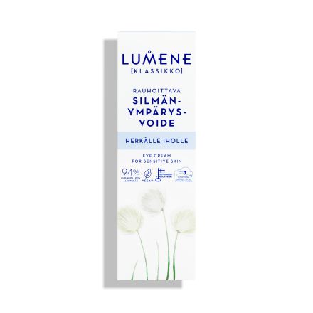 LUMENE KLASSIKKO Околоочен крем за чувствителна кожа, 15 мл.