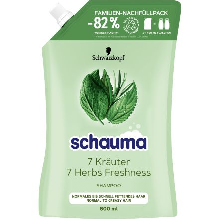 SCHAUMA Шампоан пауч 7 Herbs, 800мл.