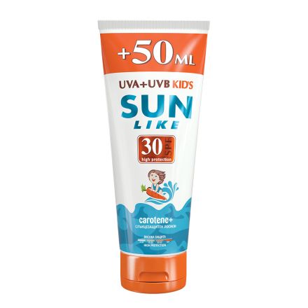 SUN LIKE KIDS Слънцезащитен лосион, SPF 30, 150 мл. + 50 мл.