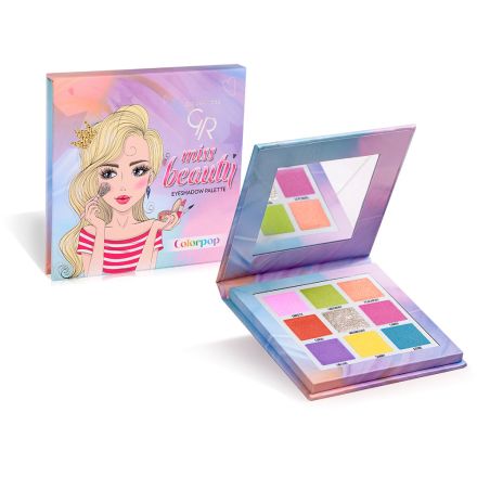 GOLDEN ROSE MISS BEAUTY Палитра сенки COLORPOP, 1 бр.
